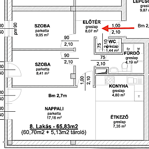 Érd Városközpontban Új Építésű Társasházi lakás eladó #5